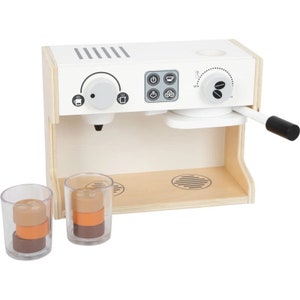 Coffee machine | imitate | fantasy | barista | wooden toy