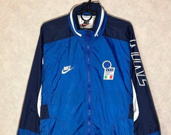 barajar es suficiente Seguro Vintage 1998 Nike Italia Color Block Windbreaker Jacket / Nike - Etsy España