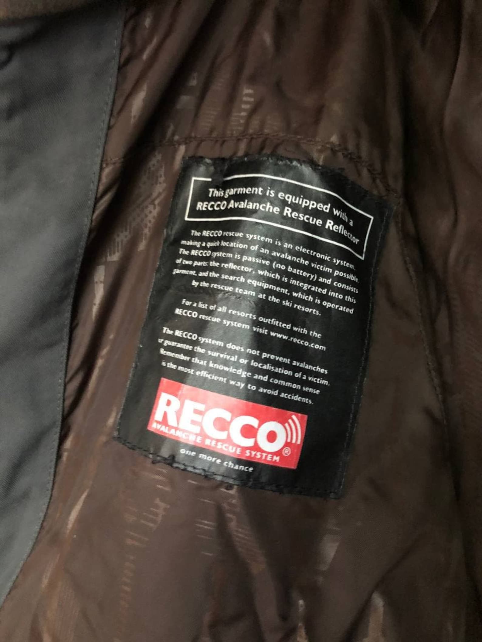 The North Face jacket recco avalanche rescue system Etsy