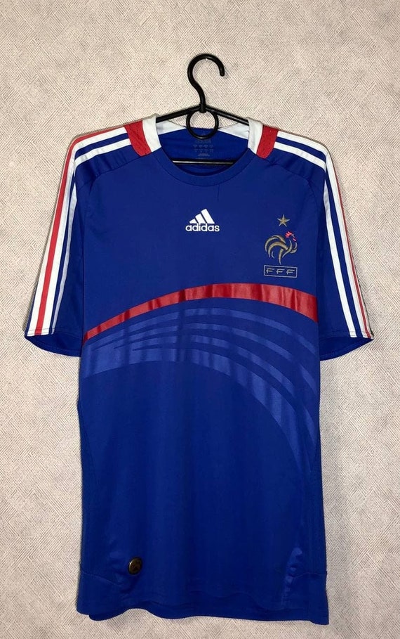 Camiseta de fútbol Francia 2007 Camiseta adidas de - Etsy España