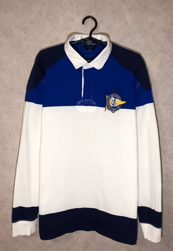 Vintage Rare Polo Ralph Lauren Rugby Shirt Long Sleeve 1967 US - Etsy New  Zealand