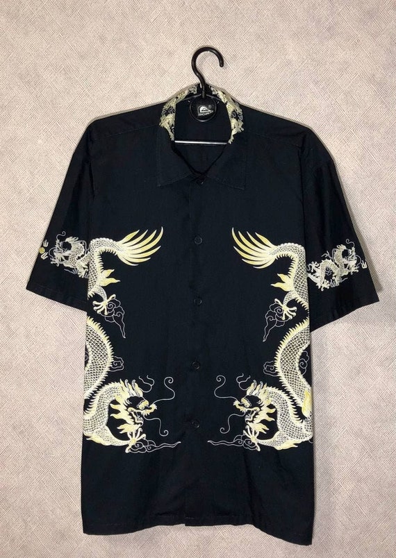 Dragon button down shirt Clearance