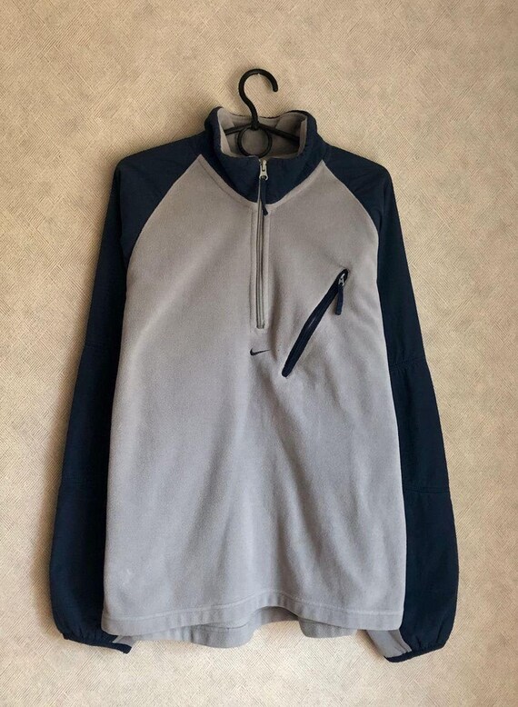 Vintage 90s Nike Center Swoosh Flecee Hoodie Travi