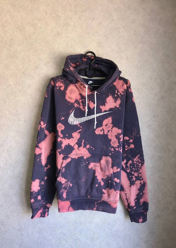 Nike Custom Swoosh Logo Hoodie Pullover 