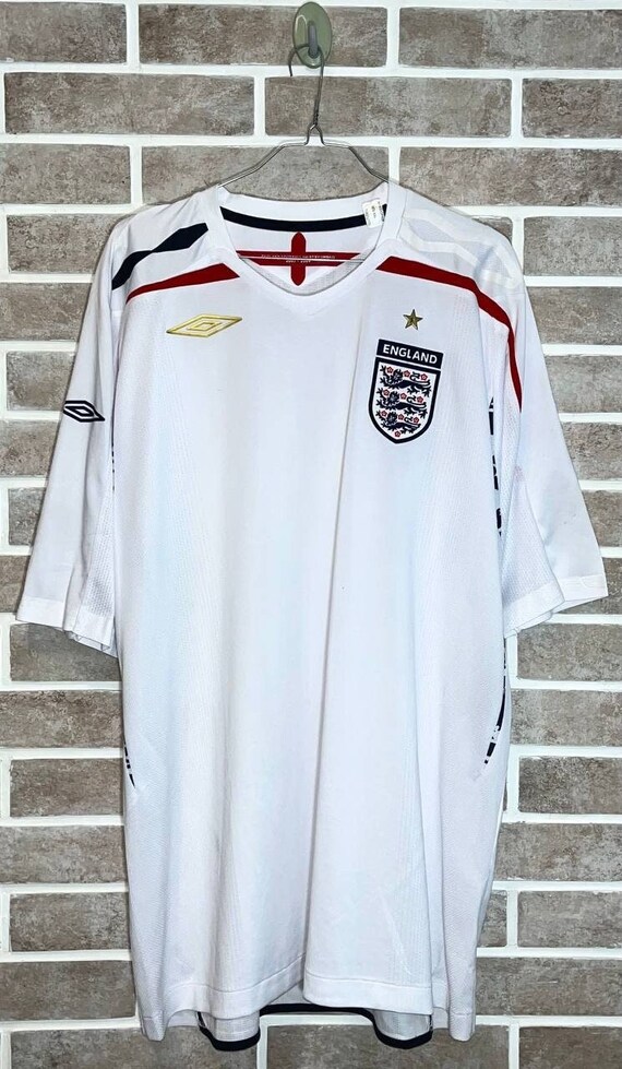 Allerlei soorten Ondoorzichtig werkzaamheid Vintage England Umbro 2007/2009 Home Shirt Jersey Trikot - Etsy