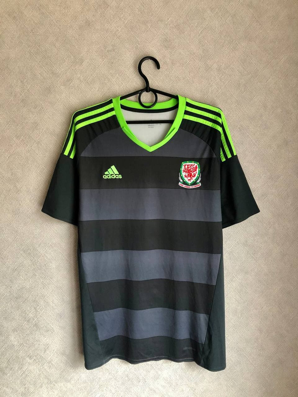 Wales Away Adidas Football Shirt 2016 grey Etsy