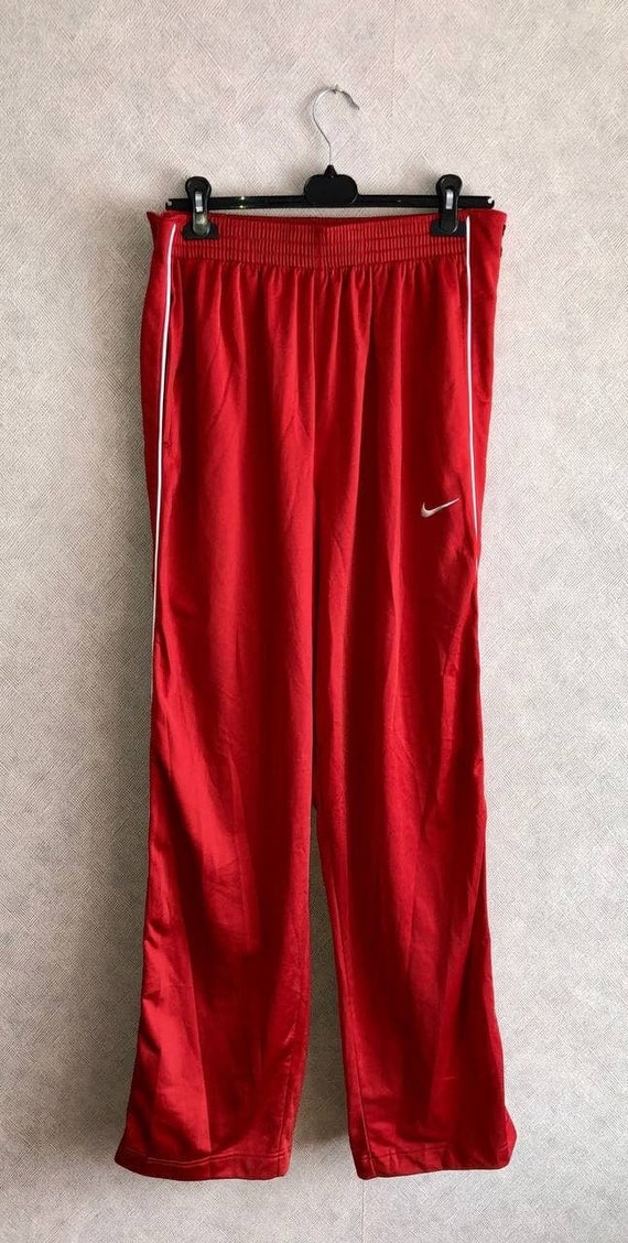 Económico Consejo vendedor Nike Mens Basketball Pants Vintage Red - Etsy
