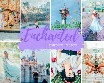 5 Mobile Lightroom Presets, Bright Colorful Enchanted Lightroom Mobile Instagram Presets  Lifestyle presets Travel Photography Presets