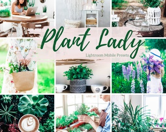 Plant Lady Home and Lifestyle Mobile Lightroom Presets Instagram Presets Lifestyle Presets Travel Photography Presets