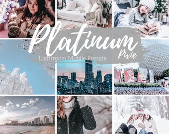 4 Mobile Lightroom Presets, Silver, Desaturated, Platinum Lightroom Mobile Instagram Presets  Lifestyle presets Travel Photography Presets