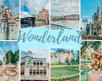 4 Mobile Lightroom Presets, Warm Blues Wonderland Lightroom Mobile Instagram Presets  Lifestyle presets Travel Photography Presets