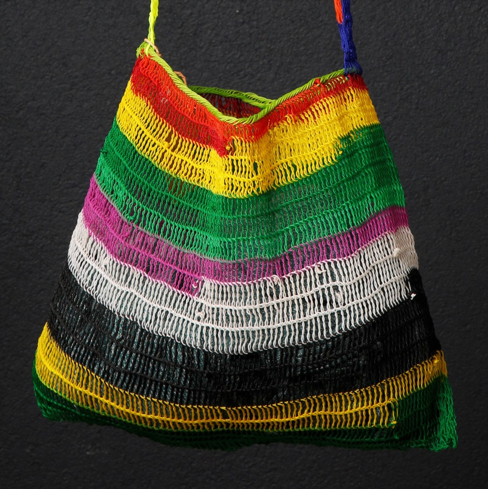 Hand woven bag bilum Papua New Guinea Etsy