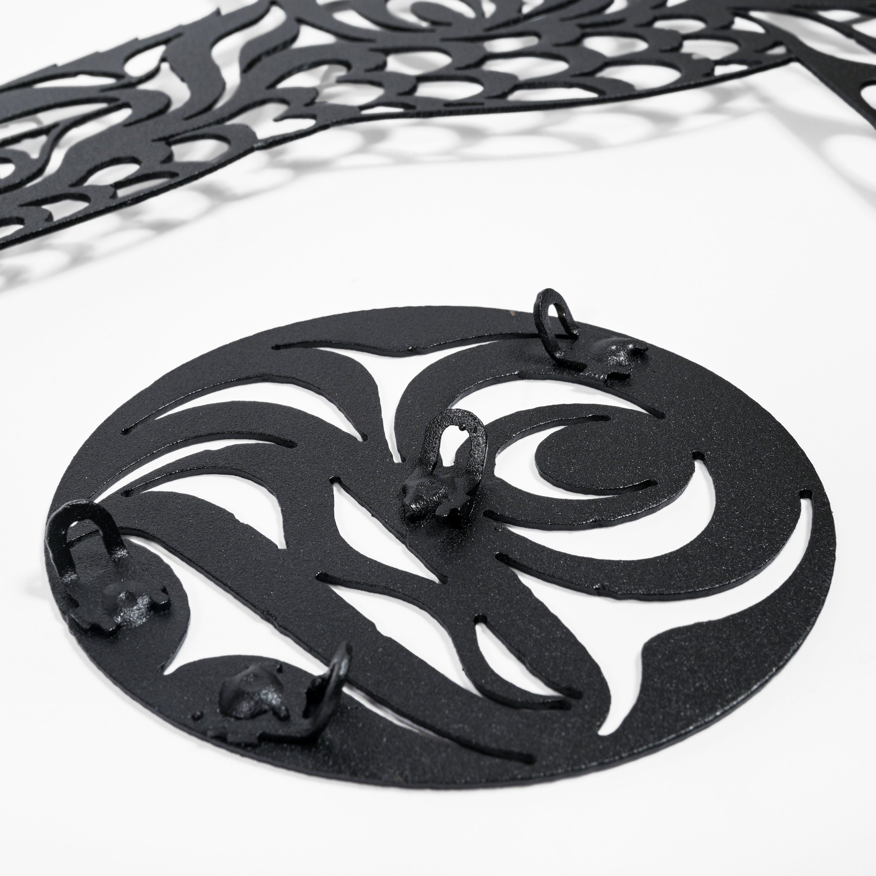 First Nations Native Steel Cut Hummingbird With Moon Wall