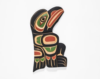 Klein First Nations Native ravenceder muursnijwerk