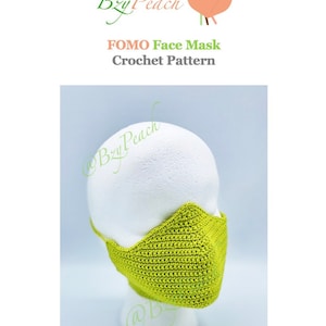 FOMO Face Mask Crochet Pattern image 1