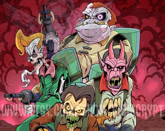 The Real Ghostbusters PeopleBusters Print