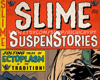 Slime SuspenStories EC Style Cover