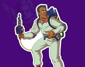 The Real Ghostbusters Winston Zeddemore Ghostbuster Vinyl Aufkleber