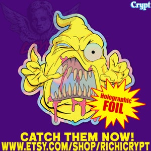 Holografische vinylsticker The Real Ghostbusters Gulper Ghost
