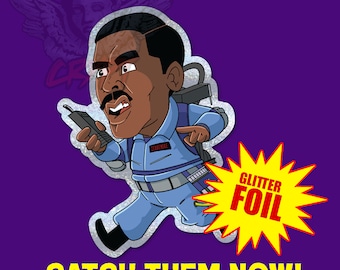 Sega Style Winston Zeddemore Vinyl Sticker