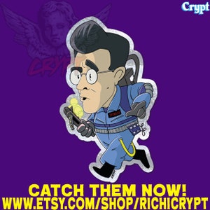 Sega Style Egon Spengler Vinyl Sticker