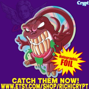 The Real Ghostbusters Wrapper Ghost Holographic Vinyl Sticker