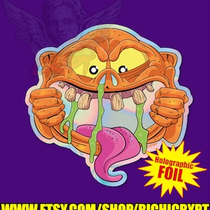 Holografische vinylsticker The Real Ghostbusters Scream Roller
