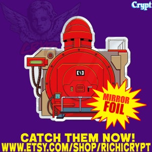 Pegatina ecto containment unit mirror foil