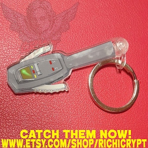 Mini porte-clés en acrylique pour compteur PKE Ghostbusters Afterlife