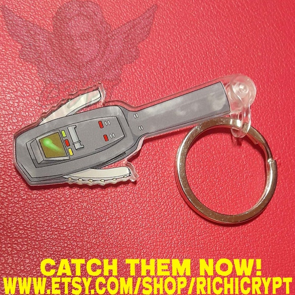 Acrylic Ghostbusters Afterlife Mini PKE Meter Keyring