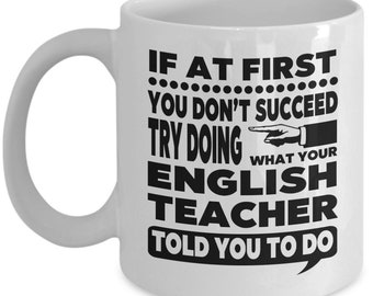 English Teacher, English Teacher Mugs, English Teacher Gifts, English Teacher Gifts, Best English Teacher Mug, FREE SHIPPING