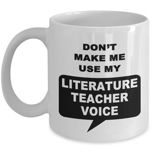 Literature Teacher, Literature Teacher Gift, Literature Teacher Mug, Literature Teacher Gifts, Gifts for Literature Teachers, FREE SHIPPING