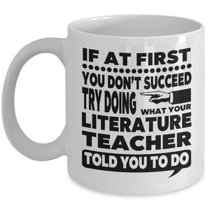 Literature Teacher, Literature Teacher Gift, Literature Teacher Mug, Literature Teacher Gifts, Gifts for Literature Teachers, FREE SHIPPING