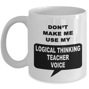 Logic Teacher, Logic Teacher Gift, Logic Teacher Mug, Logic Teacher Gifts, Logical Thinking, Logic Teacher Mugs, FREE SHIPPING