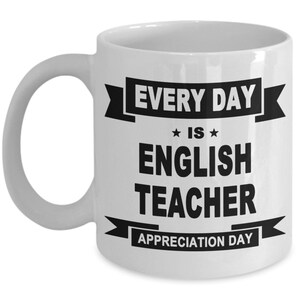 English Teacher, English Teacher Mug, English Teacher Gifts, English Teacher Gifts, Best English Teacher Mug, FREE SHIPPING