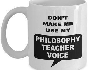 Philosophy Teacher, Philosophy Teacher Gift, Philosophy Teacher Mug, Philosophy Teacher Gifts, Philosophy Teacher Mugs, FREE SHIPPING