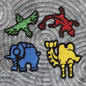 Legend of Zelda Divine Beasts Embroidered Patch Breath of the Wild Vah Medoh Vah Naboris Vah Ruta Vah Rudania Tears of the Kingdom BotW TotK