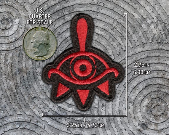 Legend of Zelda Embroidered Patch Yiga Clan Eye Symbol Tears of