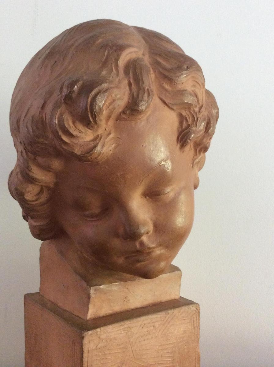 Epreuve en Terre Cuite, Signée Briand