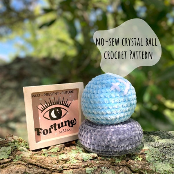 Crochet Pattern | Crystal Ball | Magic Ball | No-Sew Crochet Pattern | Halloween Crochet Patterns | Halloween Decor