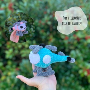 Crochet Pattern | Toy Helicopter | Helicopter Crochet Pattern | Helicopter Pattern | Crochet Patterns | Crochet Helicopter