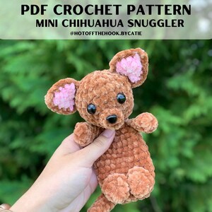 Crochet Chihuahua Snuggler Pattern: Mini Pocket Pup (PDF Pattern)