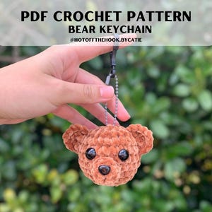 Bear Keychain Crochet Pattern: Easy Beginner Project (PDF Pattern)