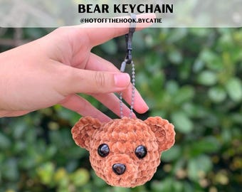 Bear Keychain Crochet Pattern: Easy Beginner Project (PDF Pattern)