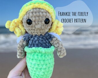 Crochet Pattern | Frankie the Firefly | Garden Angels | Crochet Fairy Pattern | Crochet Angel Pattern | Patterns