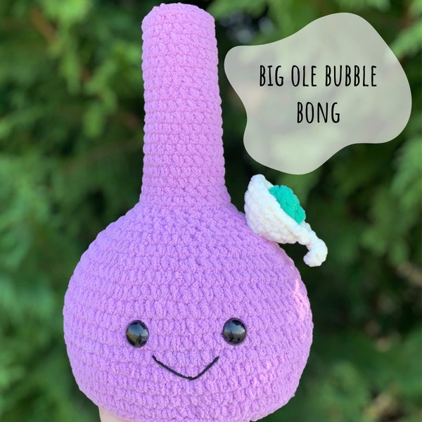 Crochet Pattern | Big ole Bubble Bong | Giant Bong Crochet Pattern | Bong Pattern | Crochet Bong | Giant Crochet Patterns | Jumbo Patterns