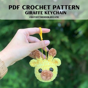 Haakpatroon girafsleutelhanger (pdf-patroon)