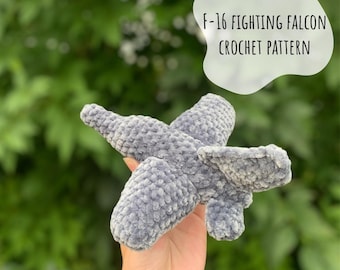 F-16 Fighting Falcon Crochet Pattern (PDF Pattern)