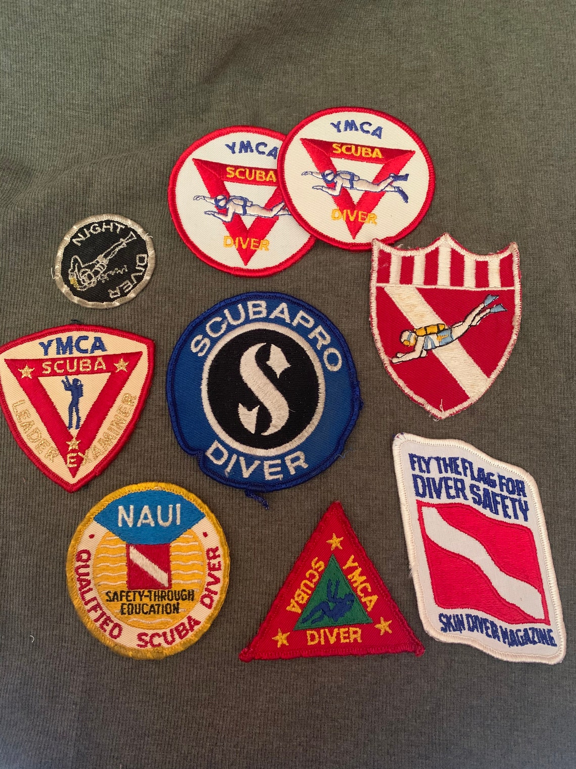 Vintage Scuba Diving Patches Etsy