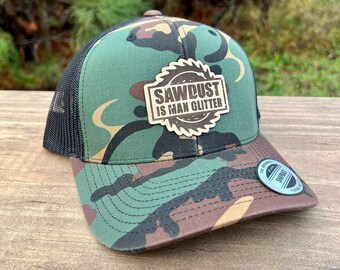 Sawdust Is Man Glitter Richardson Loden Green/Black Hat